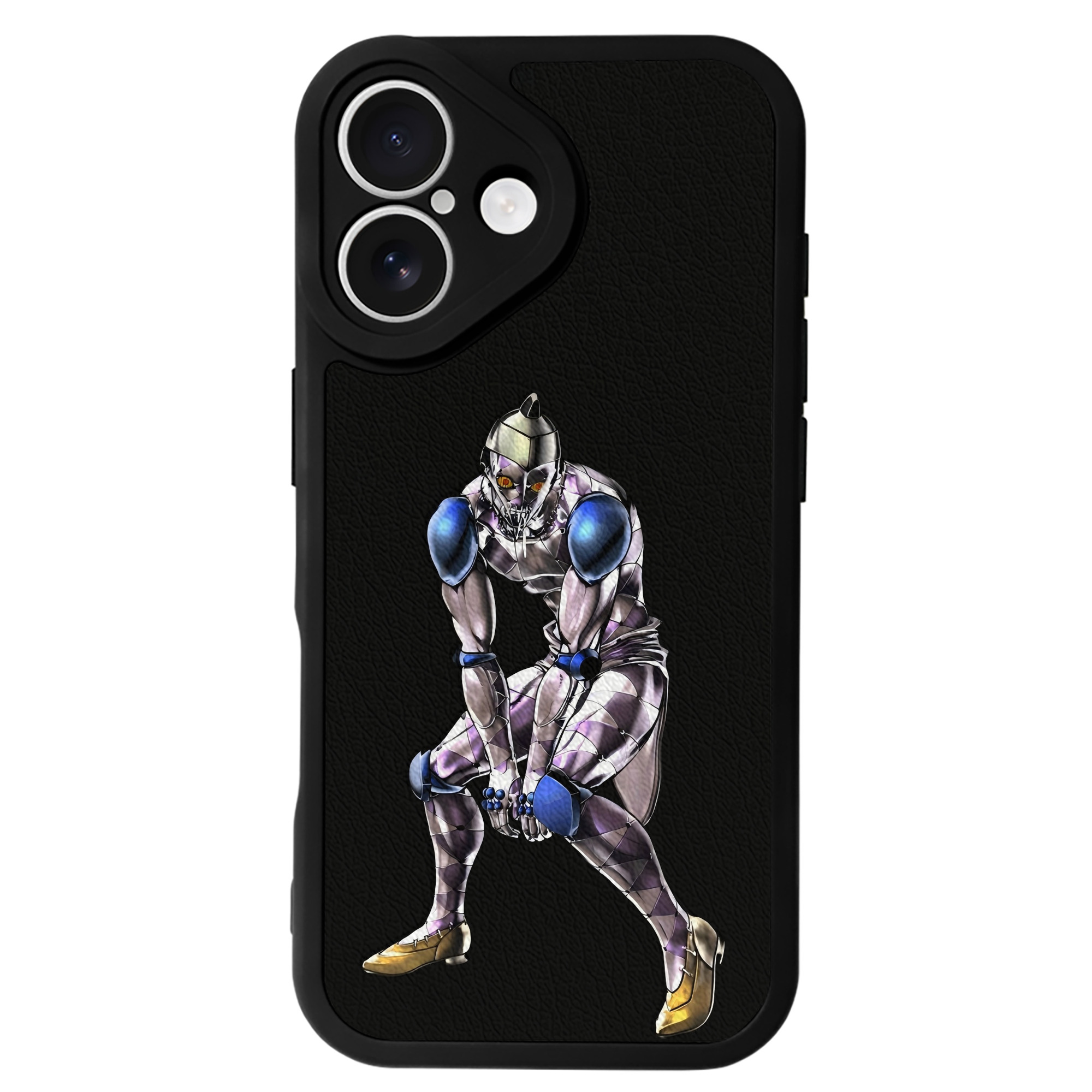 （画像用） ジョジョの奇妙な冒険 JoJo's Bizarre Adventure 【iPhone 16シリーズ対応】シリコンスマホケース（レザー調） 材質：シリコン